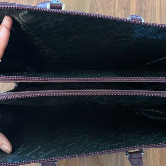 Furla purple eggplant handbag - Picture 4 of 8